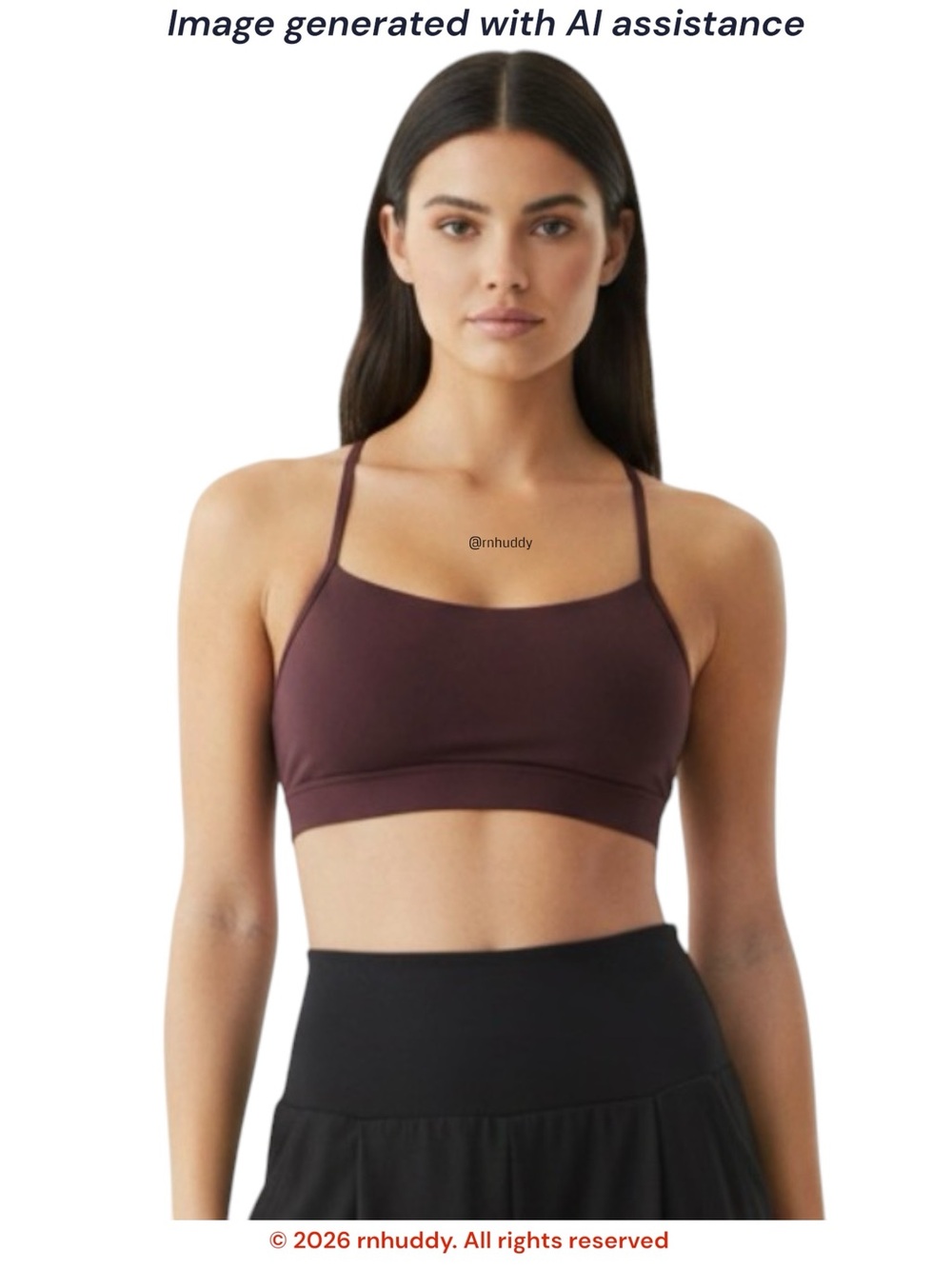 CRZ YOGA M burgundy Butterluxe sports bra